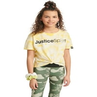 Правда девојки j-sport јазол предна маица, големини xs-xlp