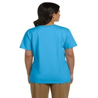 Жени 5. мл. ComfortSoft V-врат памучна маица