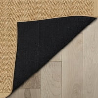 Добро ткаен јута Боербоел модерен геометриски рамен ткаенина беж 7'10 9'10 Област килим
