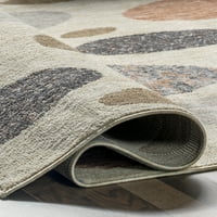 Nuloom Libby Шарени камчиња килим за деца, 7 '10 10', мулти