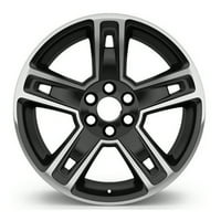 Преиспитано ОЕМ алуминиумско тркало, полирано и длабоко црно, се вклопува во 2014 година- Chevrolet Silverado