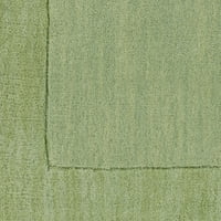 Уметнички ткајачи Мистик граничи со килим, трева зелена, 6 '9'