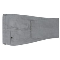 Машки костуми панталони редовно се вклопуваат цврсти рамни предни волна костум одделни панталони за фустан, панталони за мажи