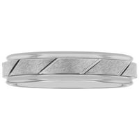 Mens Tantalum Grooved Band Band