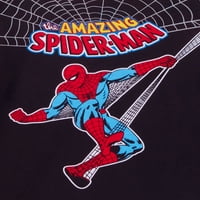 Момци на Spider-Man Super Super Soft Shorte Top, долги панталони и шорцеви, сет на пижами од 3 парчиња, големини