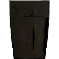 Екена мелница 4 H 6 D 60 W Pecky Cypress Faa Wood Camplace Mantel Kit W Ashford Corbels, Premium Walnut