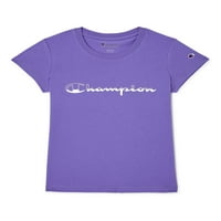 Ексклузивна маица за лого на шампиони девојки, големини 7-16