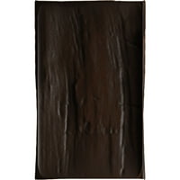 Ekena Millwork 8 H 12 D 48 W Hand Hewn Fau Wood Camplace Mantel Kit W alamo Corbels, Premium Hickory