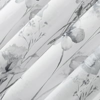 Бр. Сура цветни акварели чиста панел за завеси во џеб во челик сиво