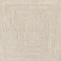 Нулум Роуан плетенка текстура во затворен килим на отворено, 7 '6 9' 6