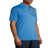 Ben Ben Hogan Men & Big Men Performance Short Sneove Golf Polo кошула, до големина 5xl