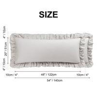 Уникатни поволни цени за затворање на памучен плик Тело разгалено перница Изабелин 20 x48