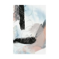 Трговска марка ликовна уметност 'Апстрактна руменило бр. 1' платно уметност од Луис Данкан-тој