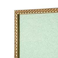 Кристална уметничка галерија правоаголник цветни печатени брадавици врамени зелени wallидни уметнички декор сет од 1