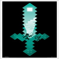 Minecraft - меч со дијаманти